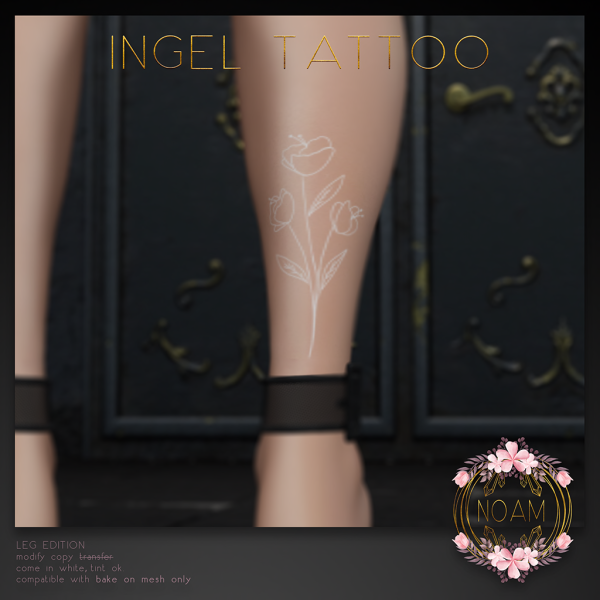 NOAM __ ingel tattoo (leg edition) @T2020UH